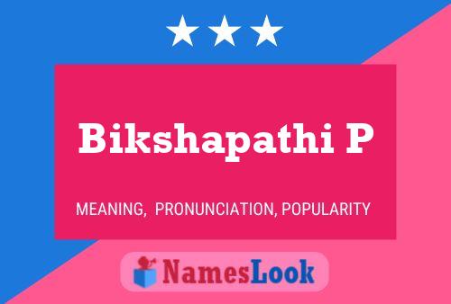 Bikshapathi P Name Poster