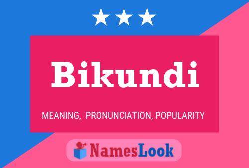 Bikundi Name Poster