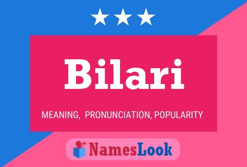 Bilari Name Poster