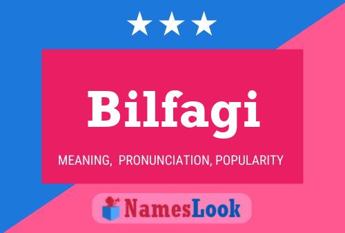 Bilfagi Name Poster