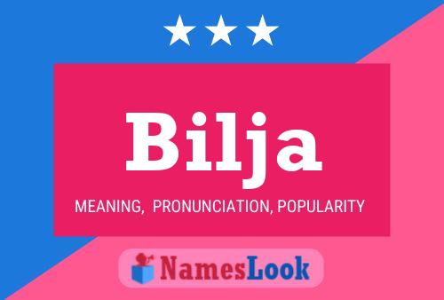 Bilja Name Poster