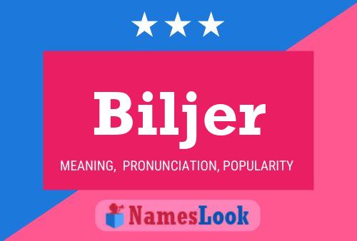 Biljer Name Poster