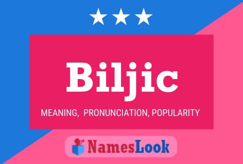 Biljic Name Poster