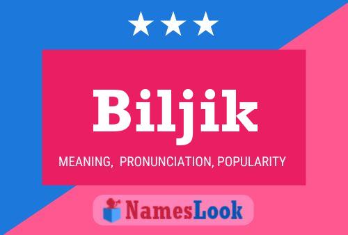 Biljik Name Poster