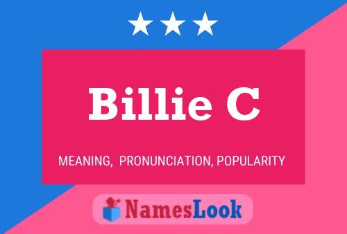 Billie C Name Poster