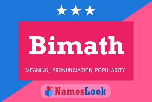 Bimath Name Poster