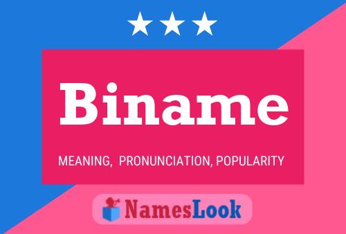 Biname Name Poster