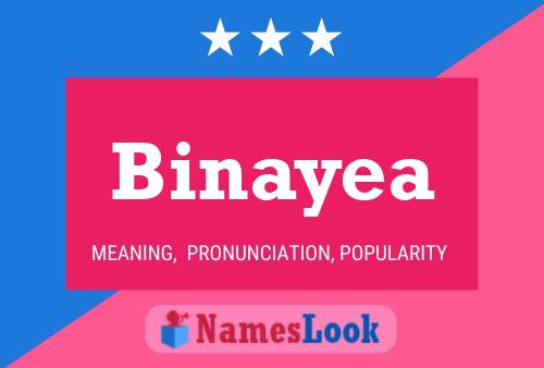 Binayea Name Poster