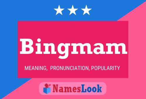 Bingmam Name Poster