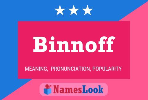 Binnoff Name Poster