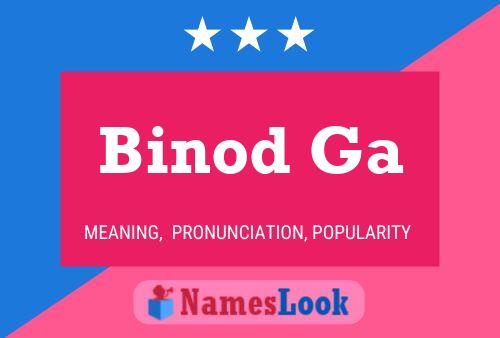 Binod Ga Name Poster