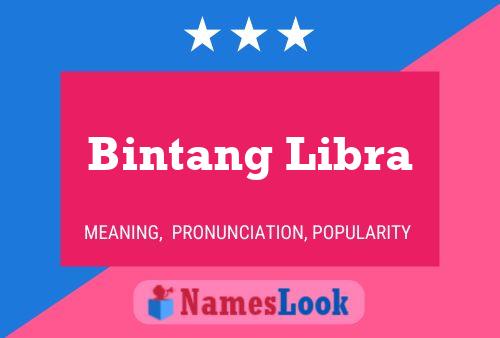 Bintang Libra Name Poster