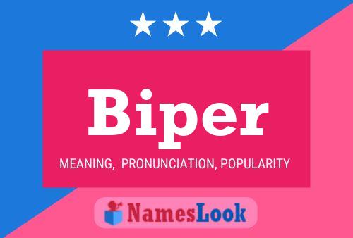 Biper Name Poster