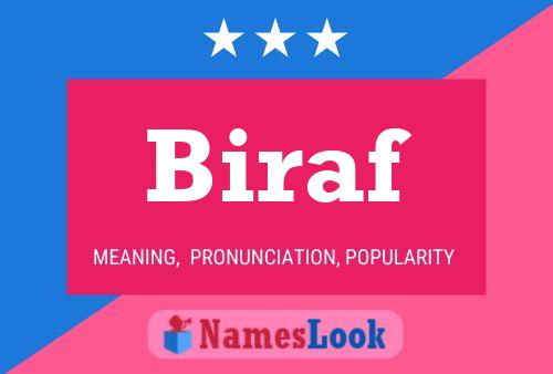 Biraf Name Poster