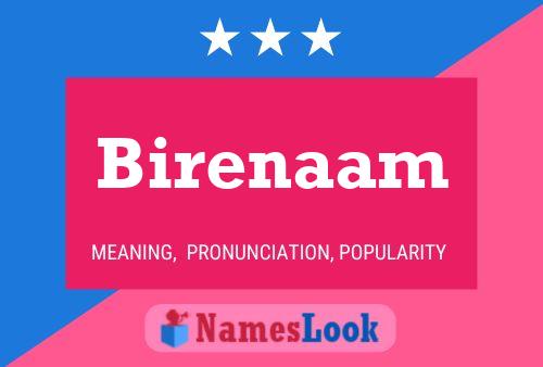 Birenaam Name Poster