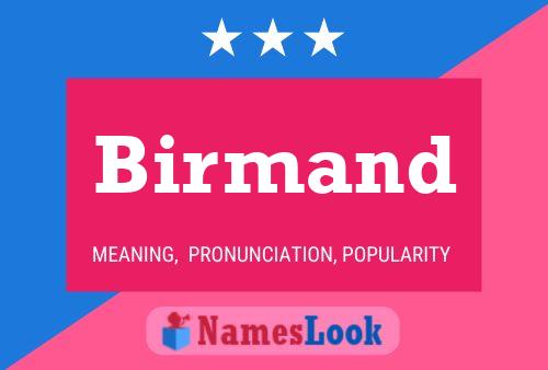 Birmand Name Poster