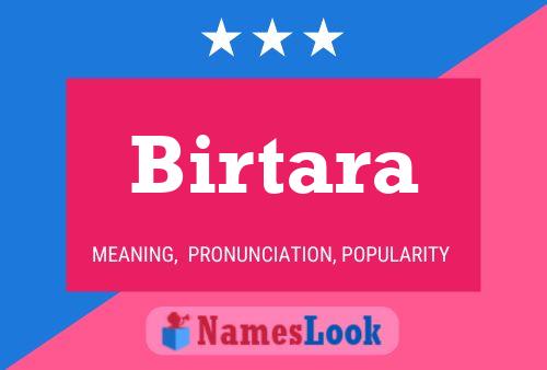 Birtara Name Poster