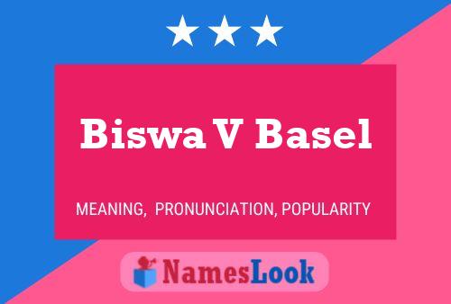 Biswa V Basel Name Poster