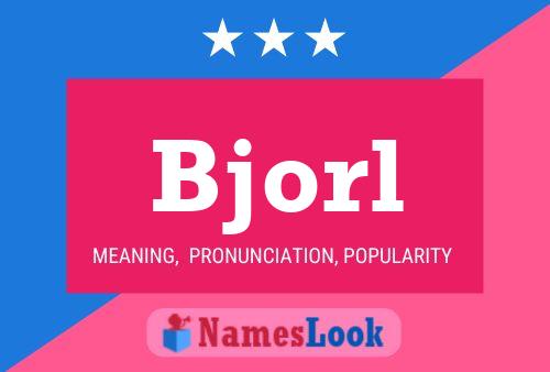 Bjorl Name Poster