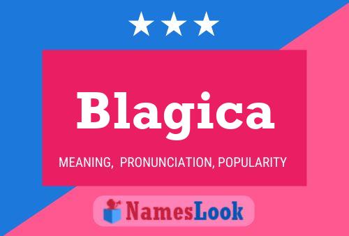 Blagica Name Poster