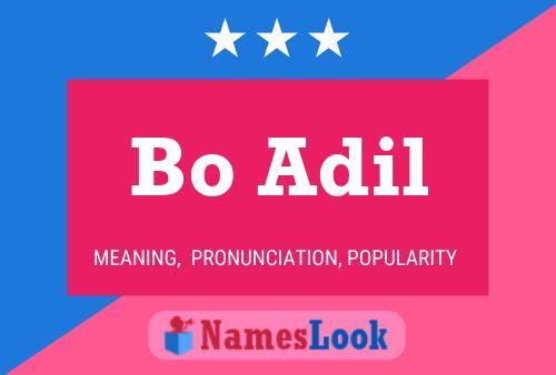 Bo Adil Name Poster