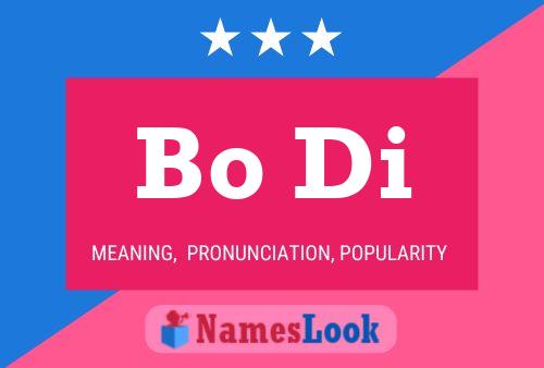 Bo Di Name Poster