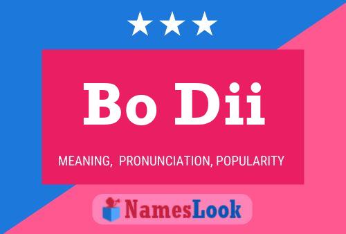 Bo Dii Name Poster