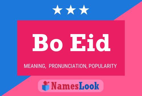 Bo Eid Name Poster