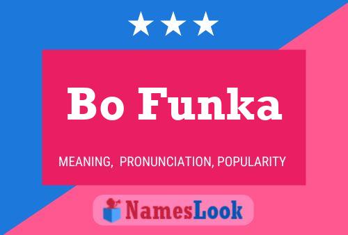 Bo Funka Name Poster