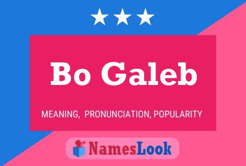 Bo Galeb Name Poster