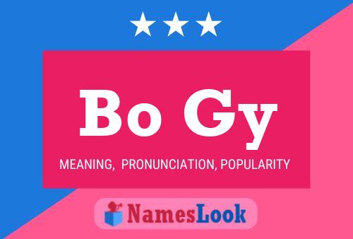 Bo Gy Name Poster