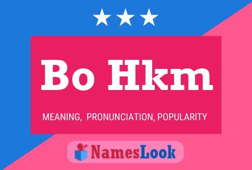 Bo Hkm Name Poster