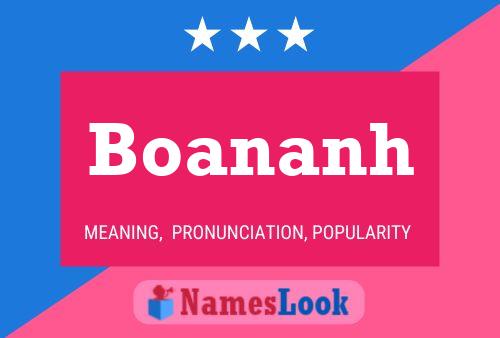 Boananh Name Poster