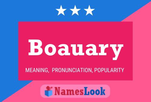 Boauary Name Poster