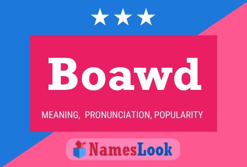 Boawd Name Poster