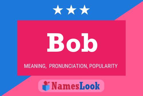 Bob Name Poster