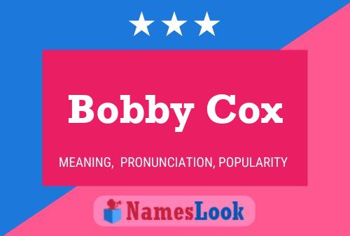 Bobby Cox Name Poster