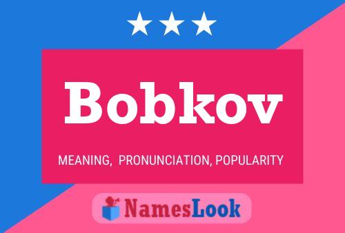 Bobkov Name Poster