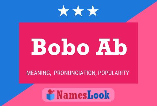 Bobo Ab Name Poster