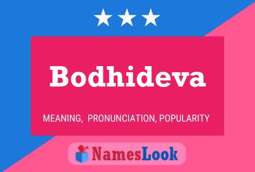 Bodhideva Name Poster