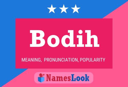 Bodih Name Poster