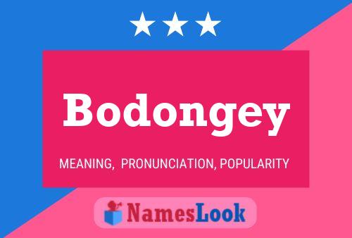 Bodongey Name Poster