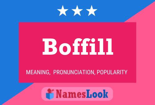 Boffill Name Poster