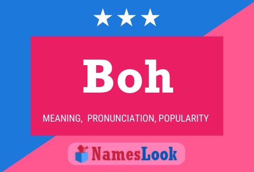 Boh Name Poster