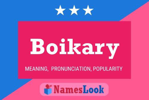 Boikary Name Poster