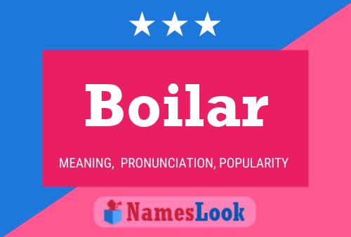 Boilar Name Poster