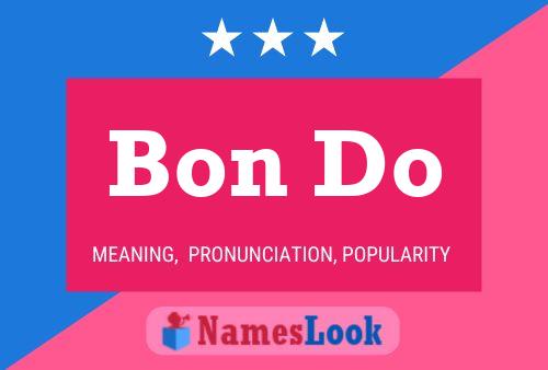 Bon Do Name Poster