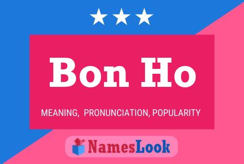 Bon Ho Name Poster