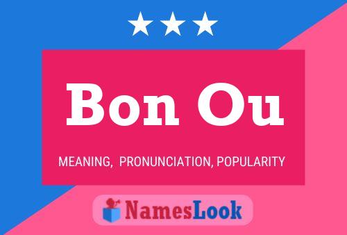 Bon Ou Name Poster