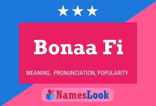 Bonaa Fi Name Poster